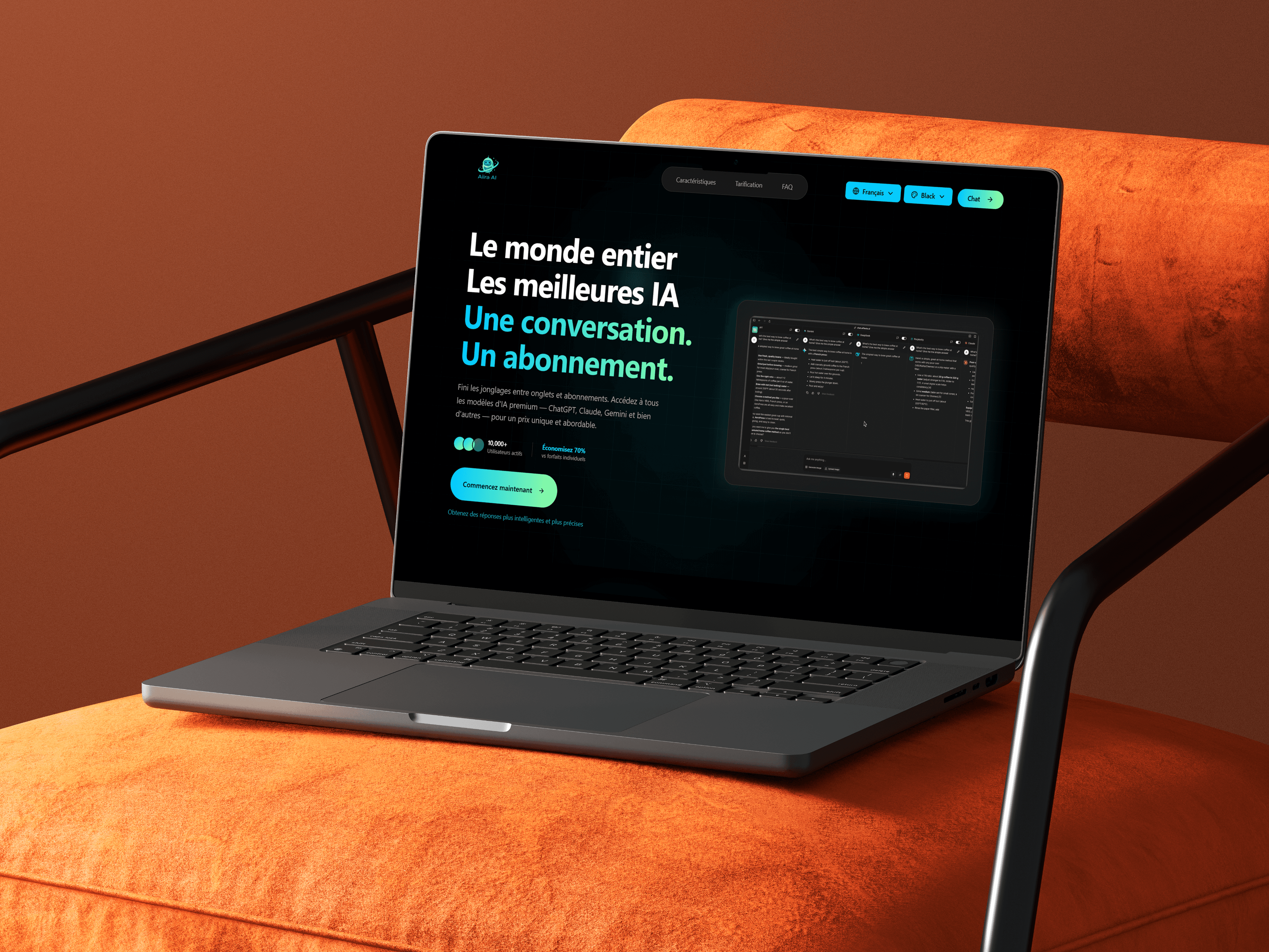 Aiira AI Mockup